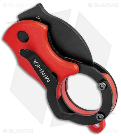Fox Knives Mini-KA Linerlock Karambit Knife Red (1" Black) FX-535 RB 3 Fox Knives Mini-KA Linerlock Karambit Knife Red (1" Black) FX-535 RB - Image 3