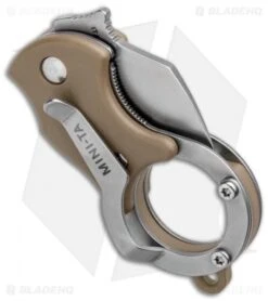 Fox Knives Mini-TA Liner Lock Karambit Knife Coyote Brown (1" SW) FX-536CB -Fox Knives Fox Knives Mini TA LL Karambit Coyote Brown SW FX 536CB BHQ 95718 jr side