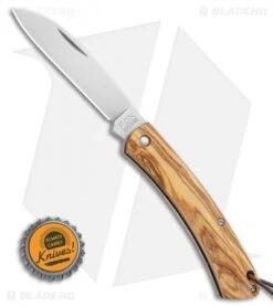Fox Knives Nauta Slip Joint Knife Olive Wood (3.00" Satin) 7 Fox Knives Nauta Slip Joint Knife Olive Wood (3.00" Satin) -Fox Knives Fox Knives Nauta Slip Joint Knife Olive Wood 3.35 Satin 01FX882 BHQ 113336 LS Bottlecap