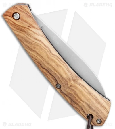 Fox Knives Nauta Slip Joint Knife Olive Wood (3.00" Satin) 3 Fox Knives Nauta Slip Joint Knife Olive Wood (3.00" Satin) - Image 3