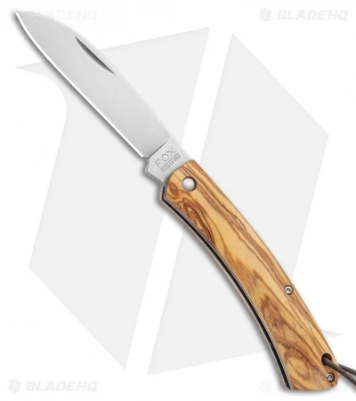 Fox Knives Nauta Slip Joint Knife Olive Wood (3.00" Satin) 1 Fox Knives Nauta Slip Joint Knife Olive Wood (3.00" Satin)
