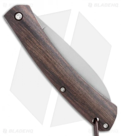 Fox Knives Nauta Slip Joint Knife Ziricote Wood (3.00" Satin) 3 Fox Knives Nauta Slip Joint Knife Ziricote Wood (3.00" Satin) - Image 3