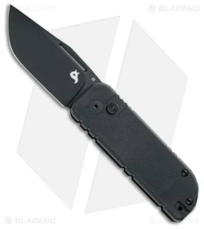 Fox Knives Nu-Bowie Button Lock Knife Black G-10 (2.36" Black) BF758 1 Fox Knives Nu-Bowie Button Lock Knife Black G-10 (2.36" Black) BF758