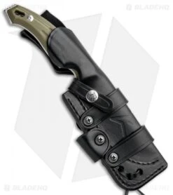 Fox Knives Octopus Vulgaris Fixed Blade Knife OD Green G-10 (4.3" SW) FX-510 OD -Fox Knives Fox Knives Octopus Vulgaris OD Green G 10 SW 02FX691 BHQ 88387 jr sheath