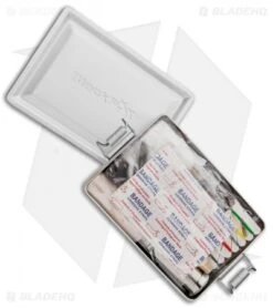 Fox Knives Parus Fixed Blade Knife & Survival Kit Black Forprene (6.8" Black) -Fox Knives Fox Knives Parus Black Forprene BHQ 85200 jr kit