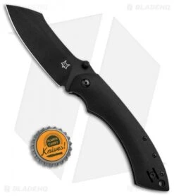 Fox Knives Pelican Liner Lock Knife Black G-10 (3.5" Black) FX-534 B -Fox Knives Fox Knives Pelican LL Black G 10 Black FX 534 B BHQ 87342 jr bottlecap