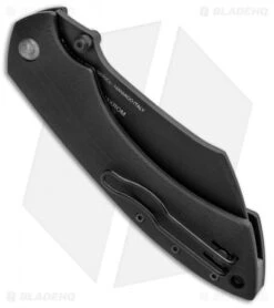 Fox Knives Pelican Liner Lock Knife Black G-10 (3.5" Black) FX-534 B -Fox Knives Fox Knives Pelican LL Black G 10 Black FX 534 B BHQ 87342 jr side