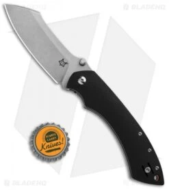 Fox Knives Pelican Liner Lock Knife Black G-10 (3.5" Stonewash) FX-534 7 Fox Knives Pelican Liner Lock Knife Black G-10 (3.5" Stonewash) FX-534 -Fox Knives Fox Knives Pelican LL Black G 10 FX 534 BHQ 87344 jr bottlecap