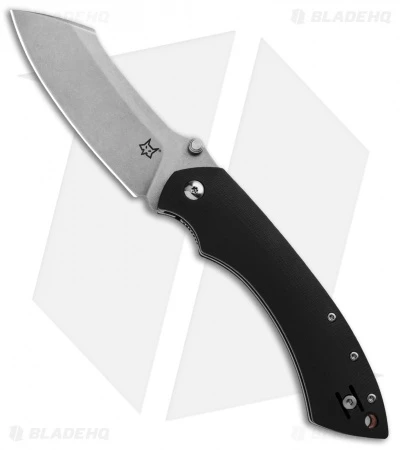 Fox Knives Pelican Liner Lock Knife Black G-10 (3.5" Stonewash) FX-534 1 Fox Knives Pelican Liner Lock Knife Black G-10 (3.5" Stonewash) FX-534