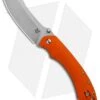 Fox Knives Pelican Liner Lock Knife Orange G-10 (3.5" Stonewash ) FX-534 O