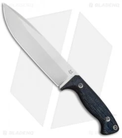 Fox Knives Perser FX-140XL MB Fixed Blade Knife Black Micarta (7.375" Satin)