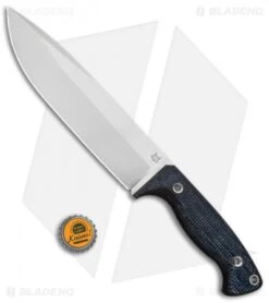 Fox Knives Perser FX-140XL MB Fixed Blade Knife Black Micarta (7.375" Satin) -Fox Knives Fox Knives Perser FX 140XL MB Fixed Blade Black Micarta Satin BHQ 121757 jr bottlecap