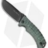 Fox Knives Pro-Hunter Folder Liner Lock Knife Green/Black Micarta (3.75" Black)