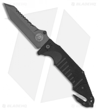 Fox Knives RCST Folgore Rescue Combat Folding Knife Black G-10 (3.375" Black) 1 Fox Knives RCST Folgore Rescue Combat Folding Knife Black G-10 (3.375" Black)