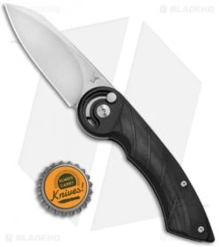 Fox Knives Radius Folding Knife Black G-10 (3" Satin) FX-550 G10B -Fox Knives Fox Knives Radius Folding Knife Black G 10 Satin BHQ 110490 jr bottlecap