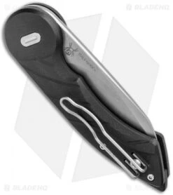 Fox Knives Radius Folding Knife Black G-10 (3" Satin) FX-550 G10B -Fox Knives Fox Knives Radius Folding Knife Black G 10 Satin BHQ 110490 jr side