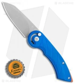 Fox Knives Radius Folding Knife Blue G-10 (3" Blasted N690) FX-550 G10BB -Fox Knives Fox Knives Radius Folding Knife Blue G 10 3 Blasted N690 FX 550G10BB BHQ 117111 LS Bottlecap