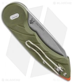 Fox Knives Radius Folding Knife OD Green G-10 (3" Satin N690) -Fox Knives Fox Knives Radius Folding Knife OD Green G 10 Satin N690 FX550G10OD BHQ 110398 kp back