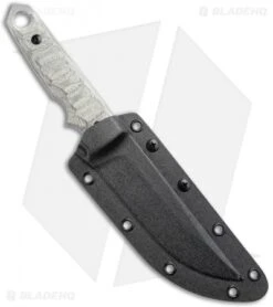 Fox Knives Ryu Fixed Blade Knife Green Micarta (5.3" Stonewash) 02FX745 -Fox Knives Fox Knives Ryu Fixed Blade Green Micarta SW FOX02FX745 BHQ 120824 jr sheath