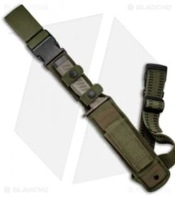 Fox Knives Spartan Fox Combat Fixed Blade Coyote Forprene (7.25" Black) SF-C01 -Fox Knives Fox Knives Spartan Fox Combat Coyote Forprene Black SF C01 BHQ 47697 jr sheath