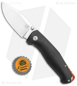 Fox Knives TUR Liner Lock Knife Black G-10 (2.8" Satin) FX-523B -Fox Knives Fox Knives TUR LL Black G 10 Satin FX 523B BHQ 95727 jr bottlecap 2
