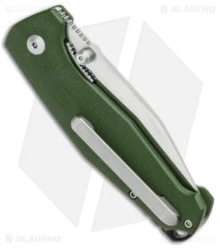 Fox Knives TUR Liner Lock Knife OD Green G-10 (2.8" Satin) FX-523OD -Fox Knives Fox Knives TUR LL OD Green G 10 Satin FX 523OD BHQ 95728 jr side