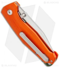 Fox Knives TUR Liner Lock Knife Orange G-10 (2.8" Satin) FX-523 OR -Fox Knives Fox Knives TUR LL Orange G 10 Satin FX 523OR BHQ 95729 jr side
