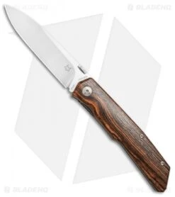 Fox Knives Terzuola Folder Knife Bocote Wood (3.25" Satin) FX-525B