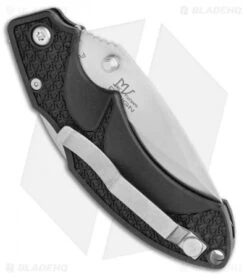 Fox Knives USA Forza Lock Back Knife Black FRN (3.5" Satin) -Fox Knives Fox Knives USA Forza Lock Back Knife Black FRN 3.5 Satin BHQ 22605 LS Side