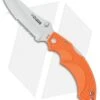 Fox Knives USA Vitale Lock Back Knife Orange FRN (3.5" Satin Serr)