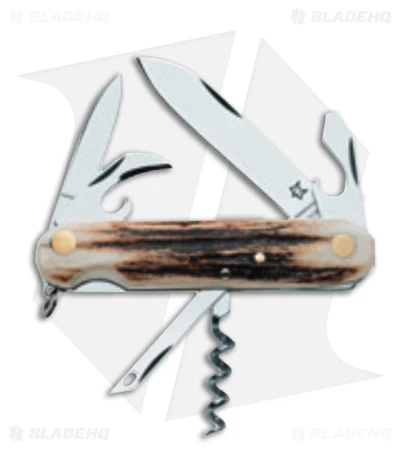 Fox Knives Venator 6-in-1 Multi-Purpose Penknife Deer Horn (2.8" Polish) 1 Fox Knives Venator 6-in-1 Multi-Purpose Penknife Deer Horn (2.8" Polish)