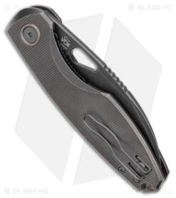 Fox Knives Vox Chilin F8 Liner Lock Knife Black Titanium (3.2" PVD SW) -Fox Knives Fox Knives Vox Chillin F8 LL Black Ti Black PVD SW BHQ 123136 jr side