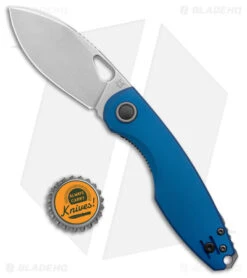 Fox Knives Vox Chilin F8 Liner Lock Knife Blue Aluminum (3.2" SW) FX-530 ALBL -Fox Knives Fox Knives Vox Chillin F8 LL Blue Aluminum SW BHQ 123135 jr bottlecap