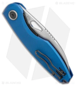 Fox Knives Vox Chilin F8 Liner Lock Knife Blue Aluminum (3.2" SW) FX-530 ALBL -Fox Knives Fox Knives Vox Chillin F8 LL Blue Aluminum SW BHQ 123135 jr side