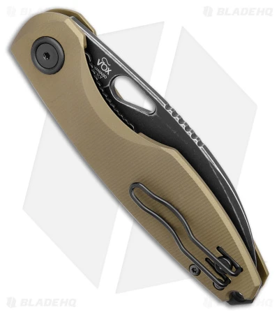 Fox Knives Vox Chilin F8 Liner Lock Knife OD Green Aluminum (3.2" PTFE SW) 3 Fox Knives Vox Chilin F8 Liner Lock Knife OD Green Aluminum (3.2" PTFE SW) - Image 3