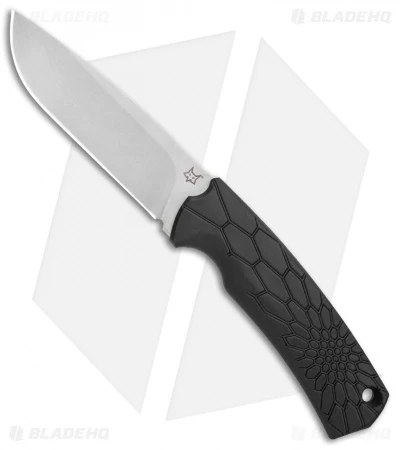 Fox Knives Vox Core Fixed Blade Knife Black (4.4" Stonewash) 1 Fox Knives Vox Core Fixed Blade Knife Black (4.4" Stonewash)