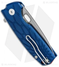 Fox Knives Vox Core Liner Lock Knife Blue FRN (3.15" Stonewash) FX-604 BL -Fox Knives Fox Knives Vox Core LL Blue FRN SW FX 604BL BHQ 87340 jr side