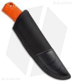 Fox Knives Vox Core Scandi Fixed Blade Knife Orange (4" Satin) 02FX734 -Fox Knives Fox Knives Vox Core Scandi Orange Satin 02FX734 BHQ 105758 jr sheath