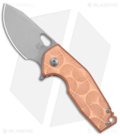 Fox Knives Vox Suru Frame Lock Knife Copper (2.3" Acid Stonewash 20CV) Limited