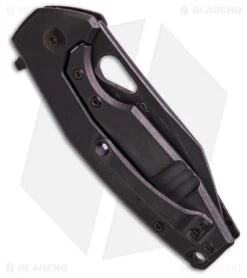 Fox Knives Vox Yaru Frame Lock Knife Snakeskin CF (2.9" Black SW) -Fox Knives Fox Knives Vox Yaru Frame Lock Knife Space Coral 2in 9cm Black SW BHQ 121569 td side