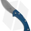 Fox Knives Anso Zero Exclusive Folding Knife Blue G-10 (3" Stonewash N690)