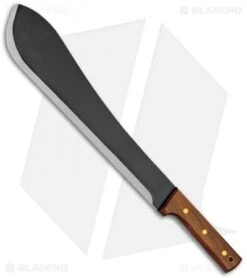 Fox Knives Machete Palisander Fixed Blade Knife Wood (14.3" Black)