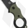 Fox Knives Mini-TA Liner Lock Karambit Knife OD Green (1" Black) FX-536ODB