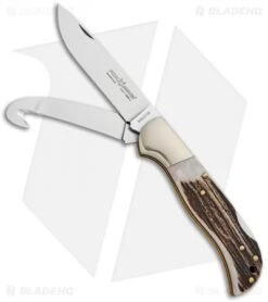 Fox Knives Multi-Hunter Lockback Knife Stag (4.5" Satin)