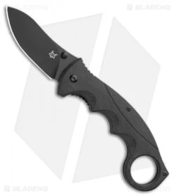 Fox Knives Russ Kommer Alaska Hunter Liner Lock Knife Black G-10 (2.9" Black)