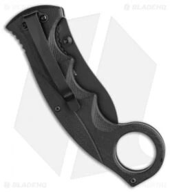 Fox Knives Russ Kommer Alaska Hunter Liner Lock Knife Black G-10 (2.9" Black) -Fox Knives Fox Russ Kommer Alaska Fixed Blad FX 622 b BHQ 114130 LS Side