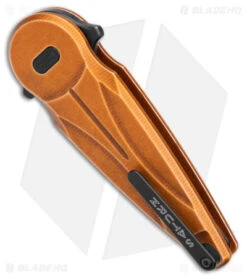 Fox Saturn Folding Knife Copper Aluminum (2.6" Black Stonewash) FX-551 ALCOB -Fox Knives Fox Saturn Copper Black SW BHQ 154281 jr side