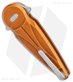 Fox Saturn Folding Knife Copper Aluminum (2.6" Stonewash) FX-551 ALCO -Fox Knives Fox Saturn Copper SW BHQ 150025 jr side