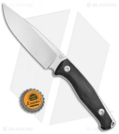 Fox Knives TUR Fixed Blade Knife Black G-10 (4.5" Satin) 02FX097 -Fox Knives Fox Tur Fixed 02FX097 BHQ 69844 jr bottlecap