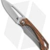 Black Fox Racli Frame Lock Knife Wood (2.4" Bead Blast) BF744ZW